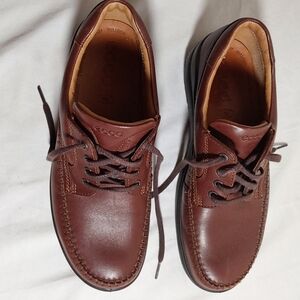 Ecco  Leather Vegetable Tanned Insole Arch Support Men Shoes Size 9-9.5 EU 43